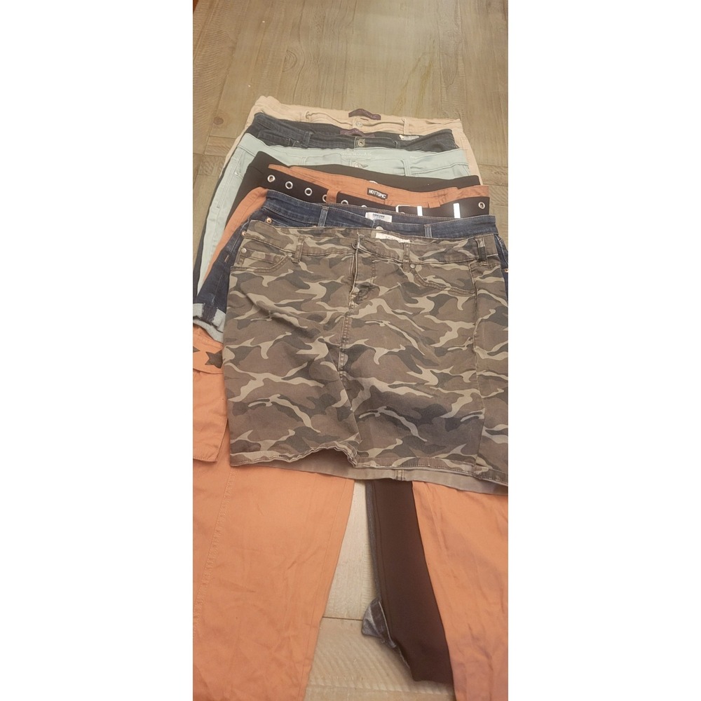 6 Bundle Lot Gloria Levi Lane Bryant Torrid Womens Size 18 Xl 2xl Jeans Shorts